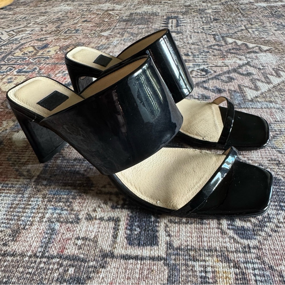 Louise et Cie Black "Lula" Slide Sandal Sz 8